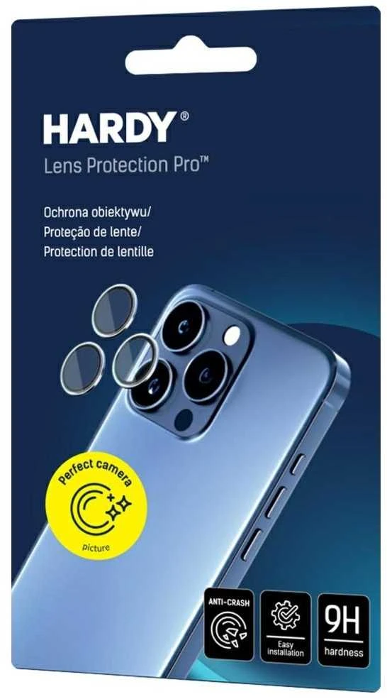 3Mk apsauga 3mk HARDY objektyvo apsauga Pro iPhone 17 - juodas