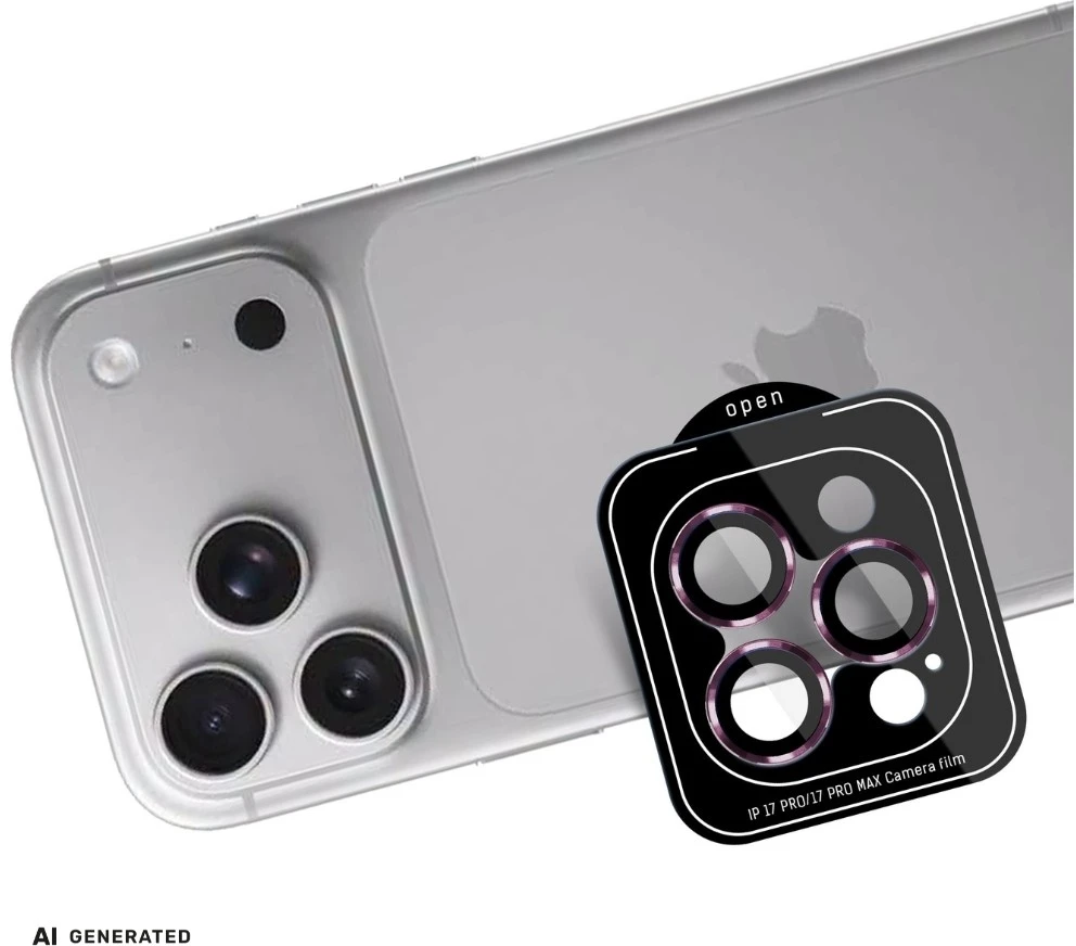 Apsauginis stikliukas kamerai 3mk Lens Pro Apple iPhone 18 Pro/18 Pro Max vyšninis