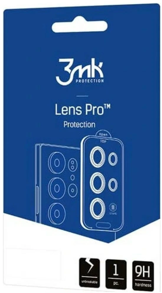 3Mk Lens Protection Pro™ kameros objektyvo apsauga, skirta „Samsung Galaxy Z Flip 8“ - Juodas