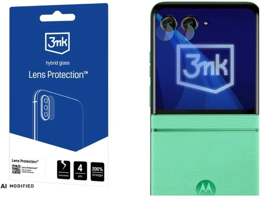 3Mk apsauga 3mk objektyvo apsauginis kameros stiklas, skirtas „Motorola Razr 60“