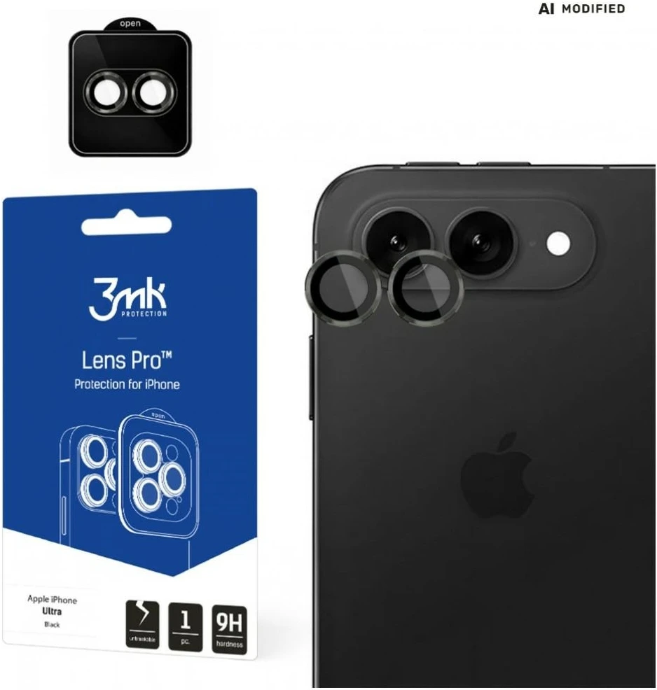 3mk Apple iPhone Fold – objektyvo apsauga Pro juoda (161917)