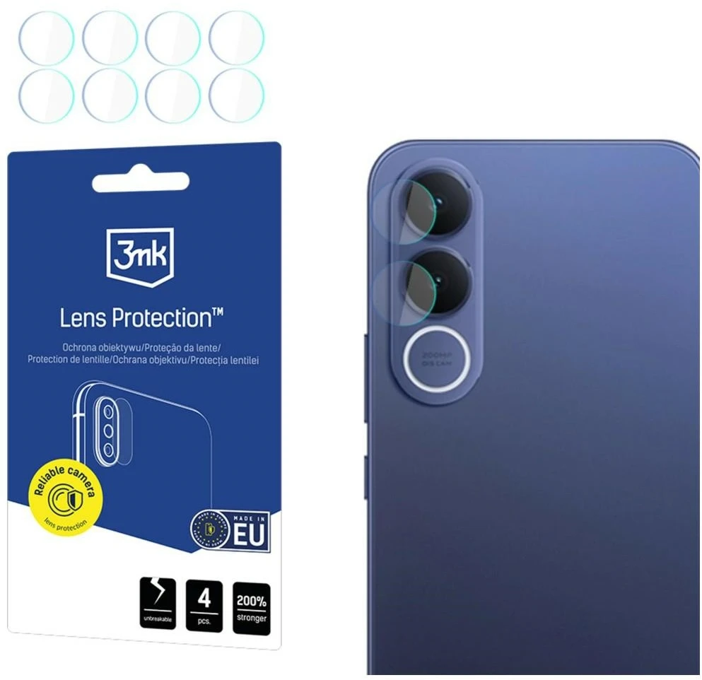 3Mk apsauga 3mk Lens Protection™ hibridinės kameros objektyvo stiklas, skirtas „Vivo V70 FE“