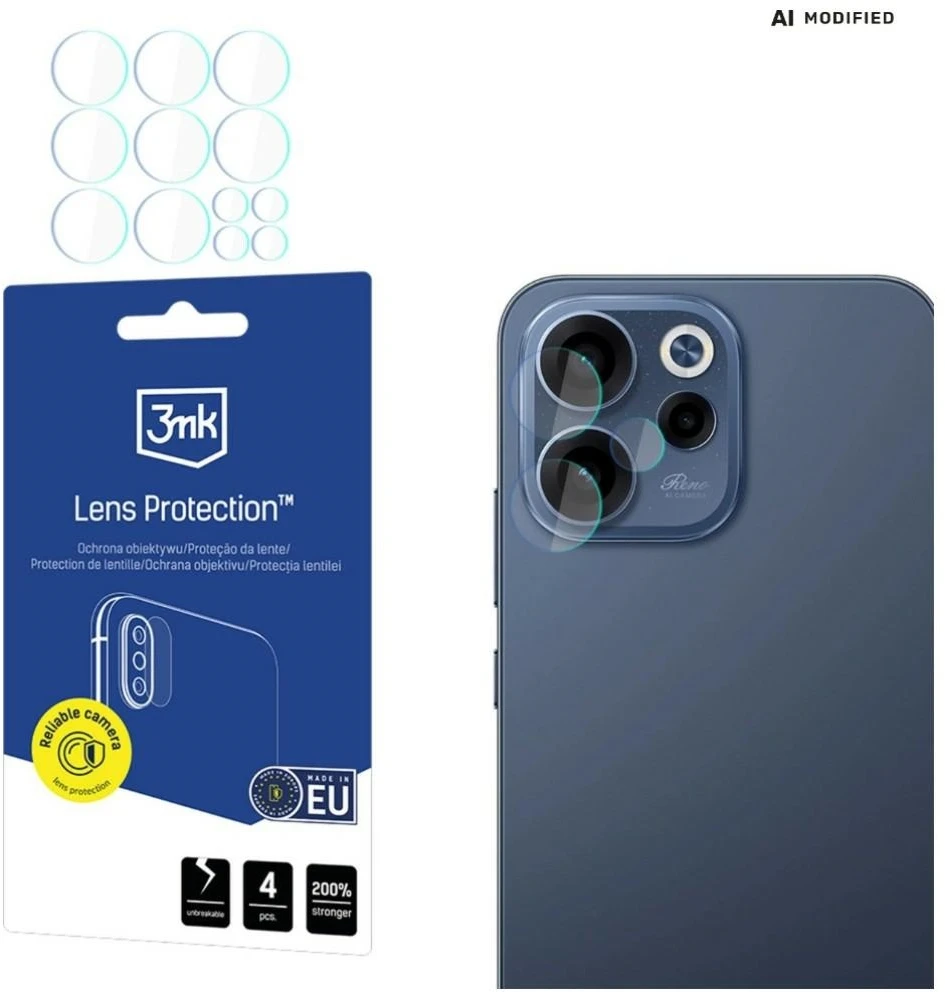 3Mk apsauga 3mk hibridinės kameros objektyvo apsauga, skirta „Oppo Reno 15 F 5G“ / „Reno 15 FS 5G“ (CPH2801)