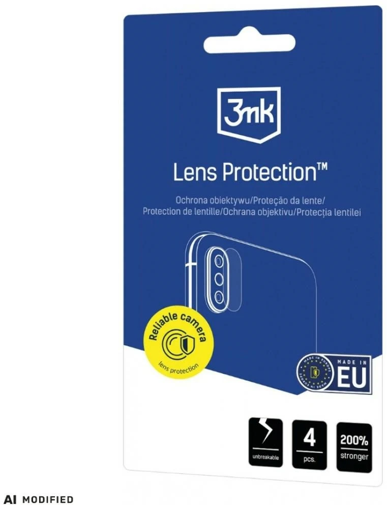 Hibridinis stiklas fotoaparato objektyvui 3mk Lens Protection, skirtas Samsung Galaxy A36 5G