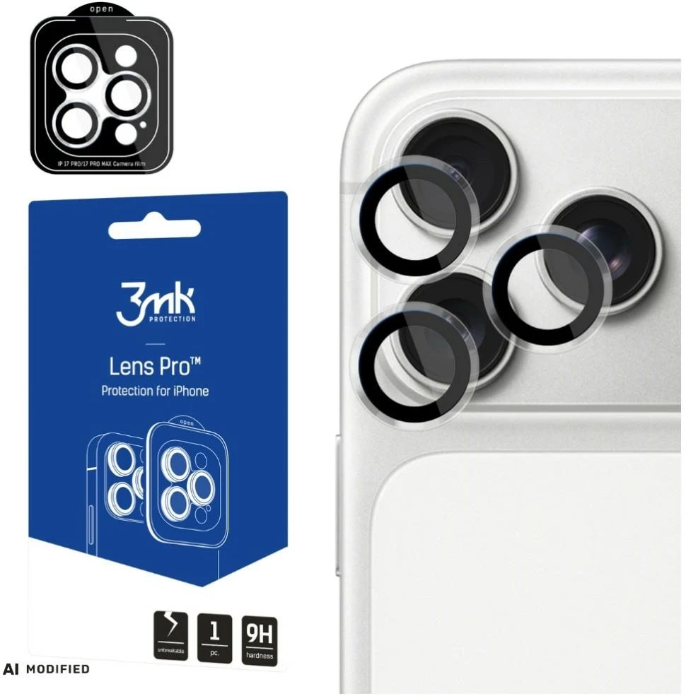 Apsauginis stikliukas kamerai 3mk Lens Pro Apple iPhone 18 Pro/18 Pro Max skaidrus
