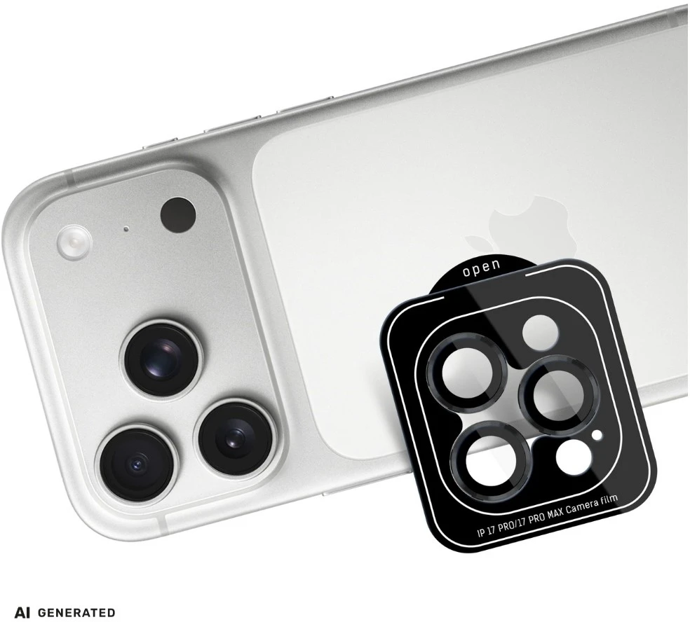 Apsauginis stikliukas kamerai 3mk Lens Pro Apple iPhone 18 Pro/18 Pro Max juodas