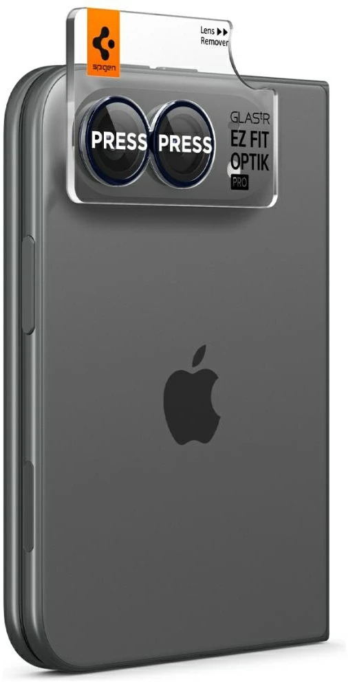 KAMEROS APSAUGA Spigen OPTIK PRO GLAS.TR EZ FIT CAMERA PROTECTOR 2-PACK IPHONE DUO NIGHT SKY