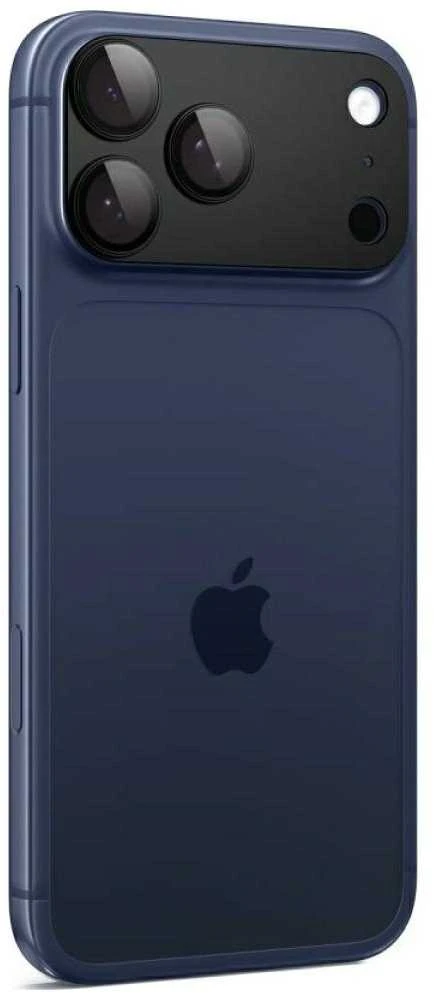 Spigen Glass tR EZ Fit Optik Pro XL 1 Pack, juodas - iPhone 17 Pro Max