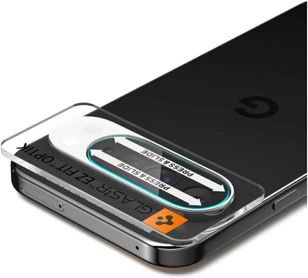 „SPIGEN OPTIK GLAS.TR“ KAMEROS APSAUGINIAI DĖKLAI, 2 VNT., „GOOGLE PIXEL 10 PRO XL“, SKAIDRŪS