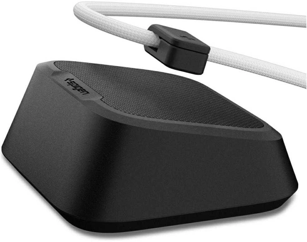 Spigen Magnetinis kabelių laikiklis, juodas