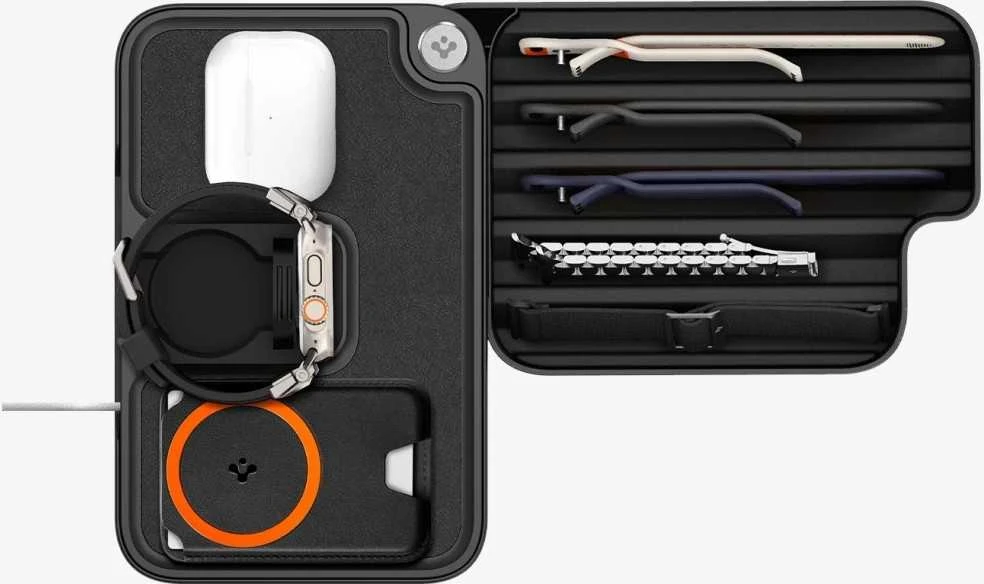 Dėklas Spigen Apple Watch & Band & ETC Organizer S340, juodas