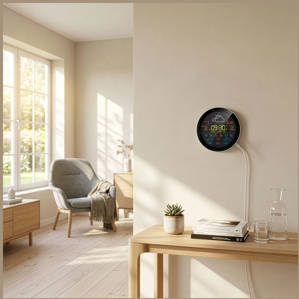 Orų stotelė TESLA Device MS360 su czujnikim Wi-Fi