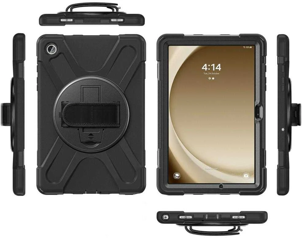 „4Smarts Rugged Case Grip“, skirtas „Samsung Galaxy Tab A9+“
