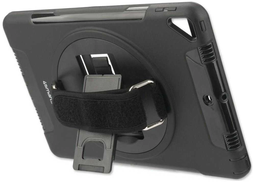 4smarts Rugged Case Grip, skirta Apple iPad 10.2 (2020) / iPad 10.2 (2019) – juoda