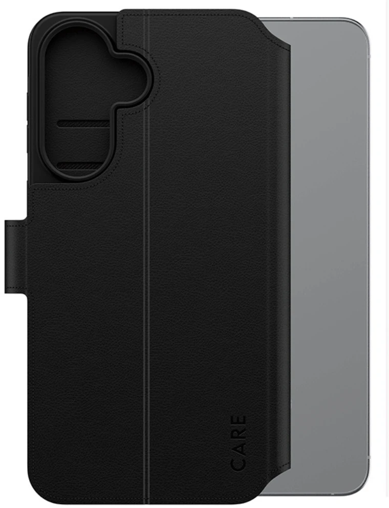 Panzer Glass Dėklas CARE by PanzerGlass Feature Wallet Kickstand do Samsung Galaxy A57 5G juoda