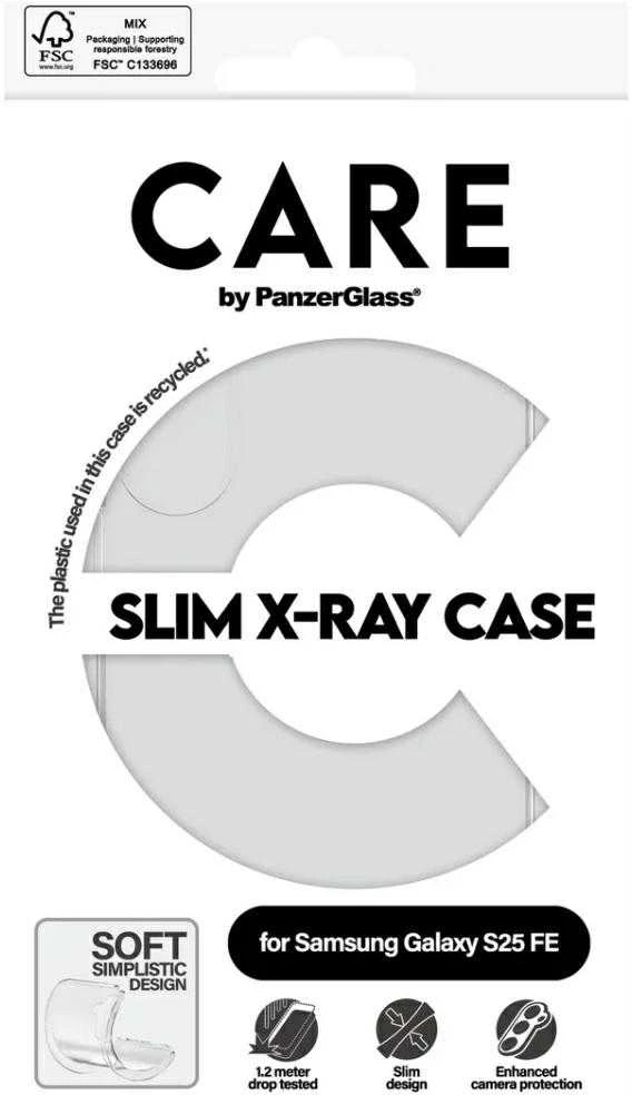 Panzer Glass Dėklas CARE by PanzerGlass Fashion X-Ray do Samsung Galaxy S25 FE permatomas