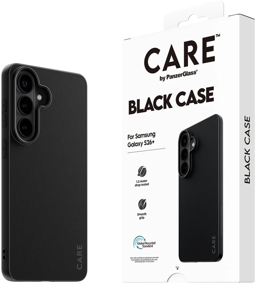 Panzer Glass Dėklas CARE by PanzerGlass TPU, skirtas Samsung Galaxy S26+, juodas