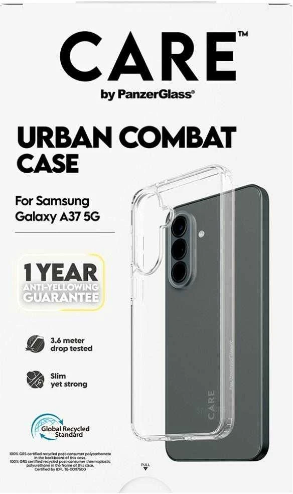 Dėklas „Panzer Glass“ apsauginis stikliukas „CARE by PanzerGlass Flagship Urban Combat“ skirtas „Samsung Galaxy A37 5G“