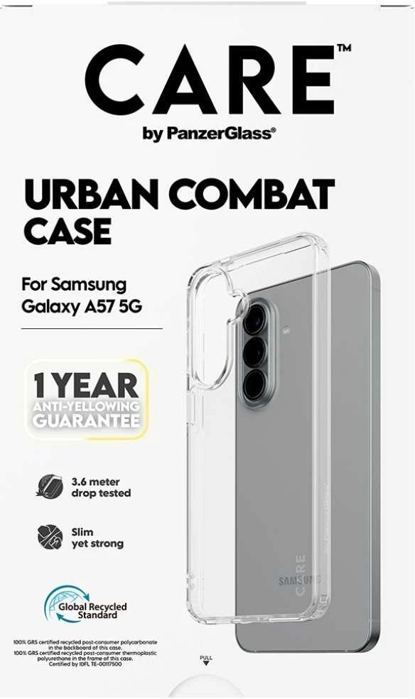 Dėklas „Panzer Glass“ apsauginis stikliukas „CARE by PanzerGlass Flagship Urban Combat“ skirtas „Samsung Galaxy A57 5G“