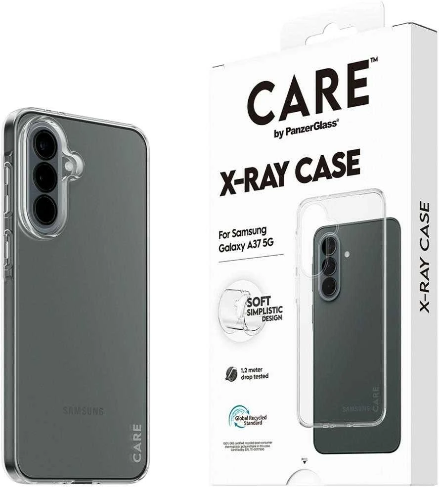 Panzer Glass Dėklas CARE by PanzerGlass Fashion X-Ray do Samsung Galaxy A37 5G permatomas