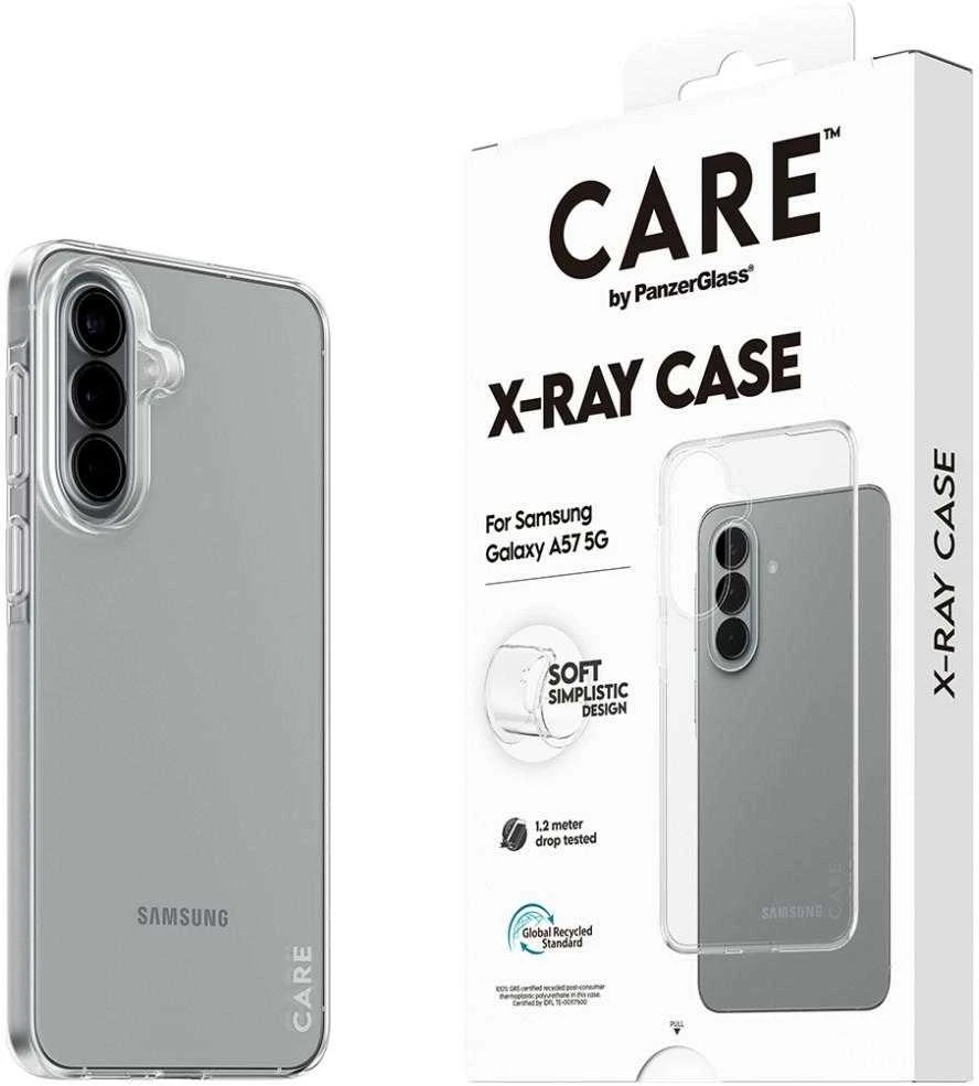 Panzer Glass Dėklas CARE by PanzerGlass Fashion X-Ray do Samsung Galaxy A57 5G permatomas