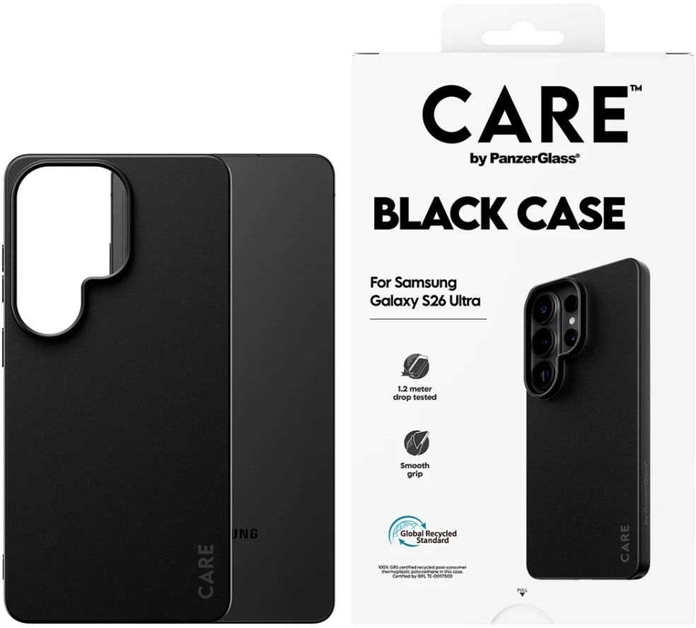Panzer Glass Dėklas CARE by PanzerGlass TPU do Samsung Galaxy S26 Ultra juoda