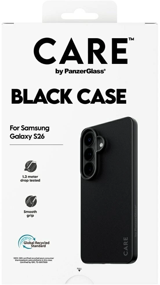 Panzer Glass Dėklas CARE by PanzerGlass TPU do Samsung Galaxy S26 juoda