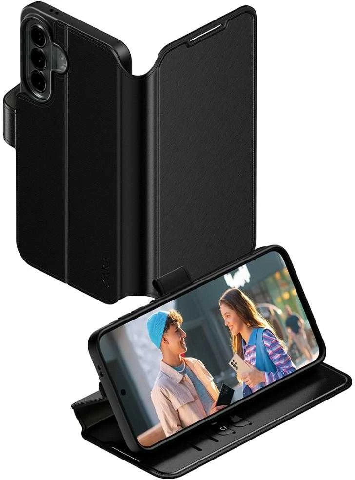 Panzer Glass Dėklas CARE by PanzerGlass Feature Wallet Kickstand do Samsung Galaxy A57 5G juoda