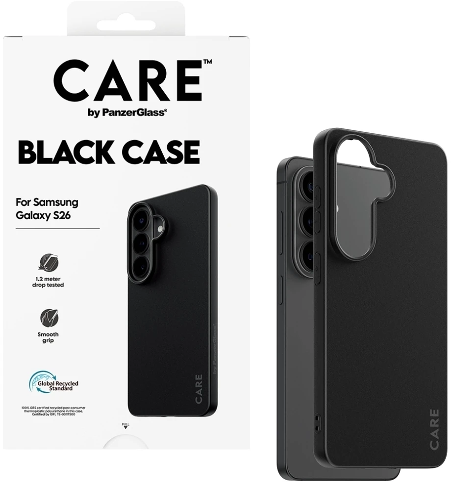 Panzer Glass Dėklas CARE by PanzerGlass TPU do Samsung Galaxy S26 juoda