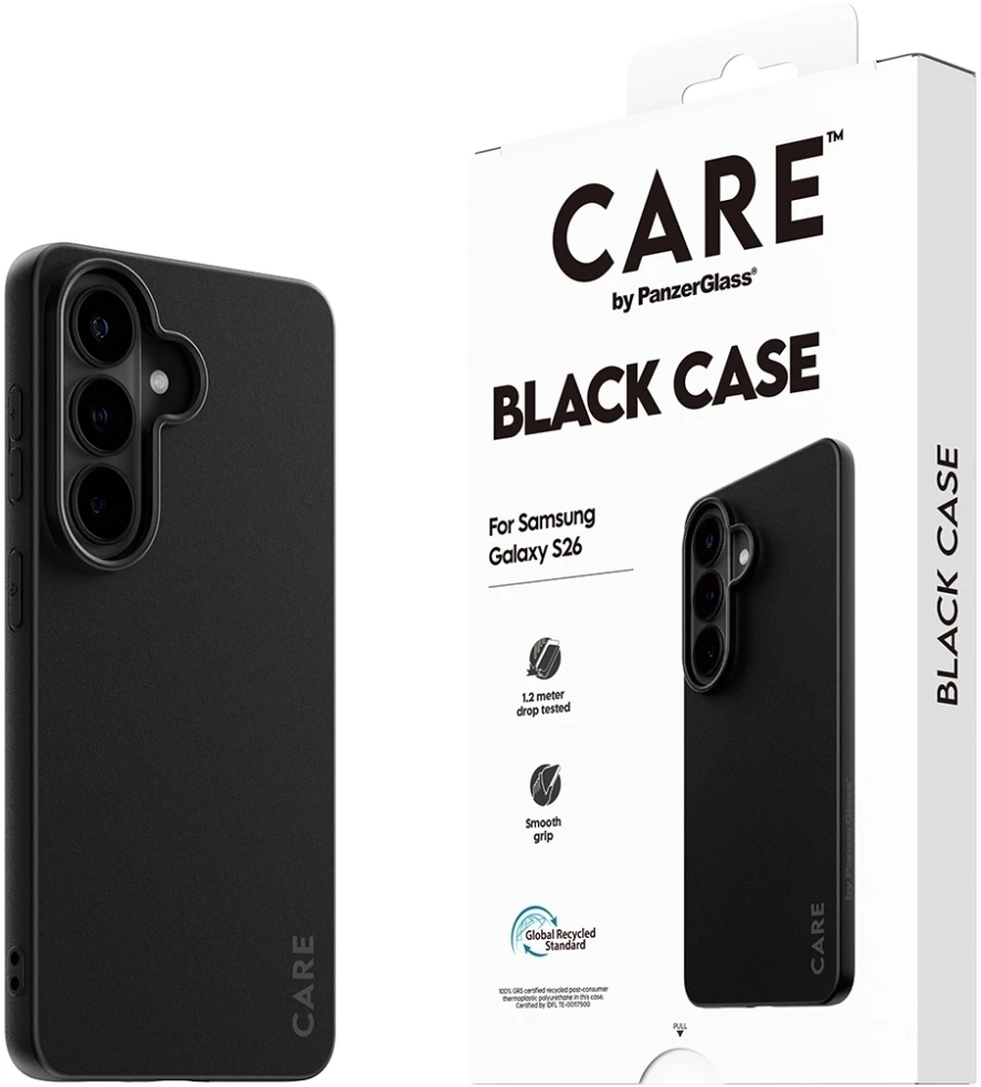 Panzer Glass Dėklas CARE by PanzerGlass TPU do Samsung Galaxy S26 juoda