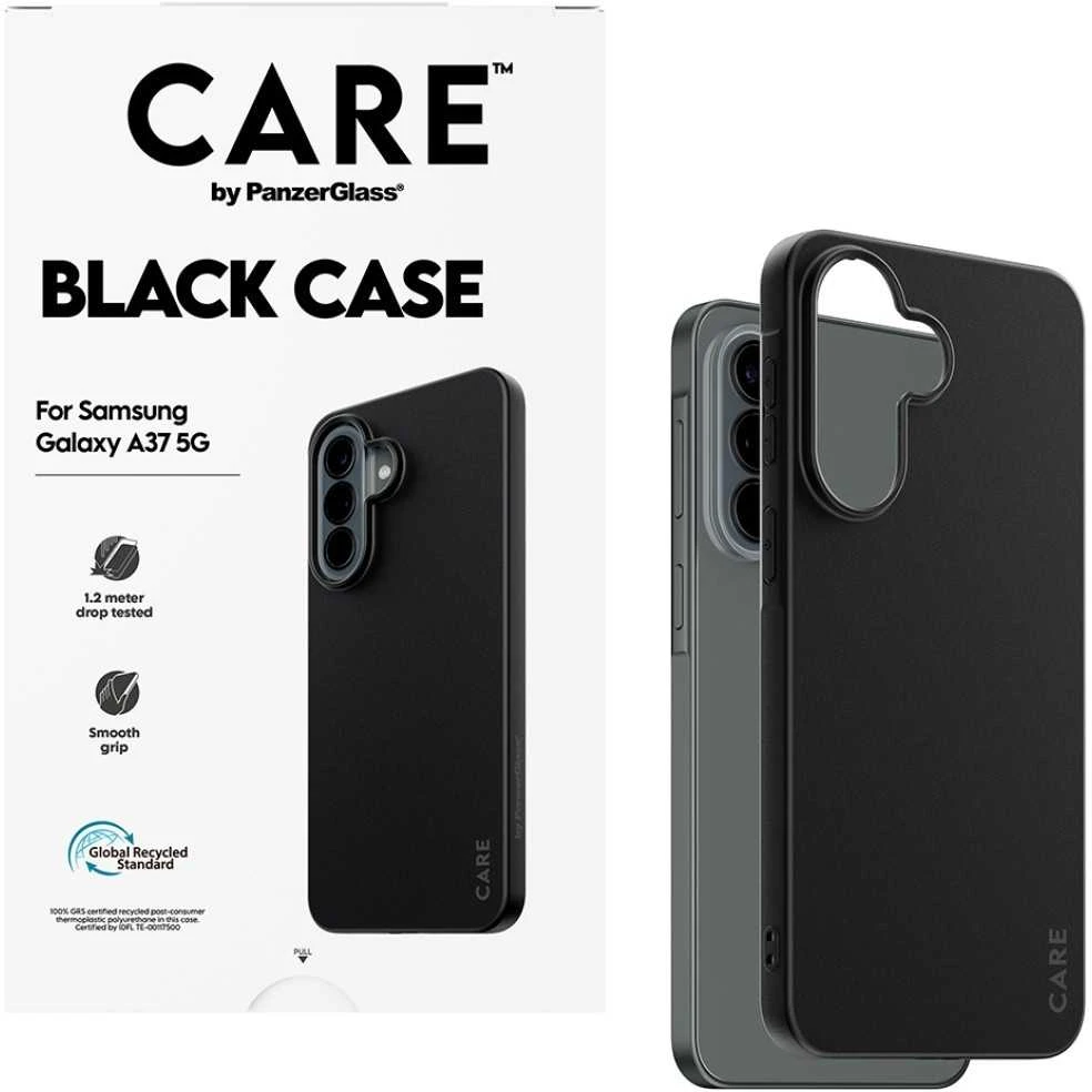 Panzer Glass PanzerGlass CARE TPU dėklas, juodas, Samsung Galaxy A37