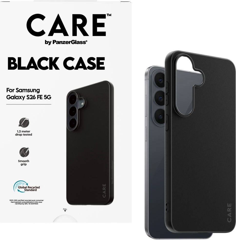 Panzer Glass Dėklas CARE by PanzerGlass TPU do Samsung Galaxy S26 FE 5G juoda