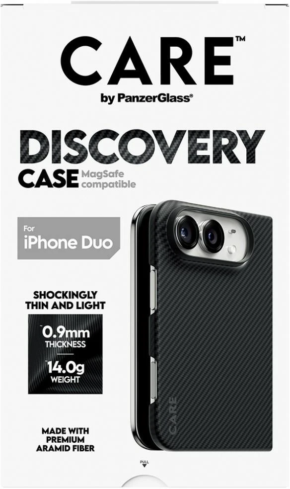 Panzer Glass PanzerGlass Discovery Case | Back cover | Apple | iPhone 2026 Fold | Recycled plastikas | Juodas