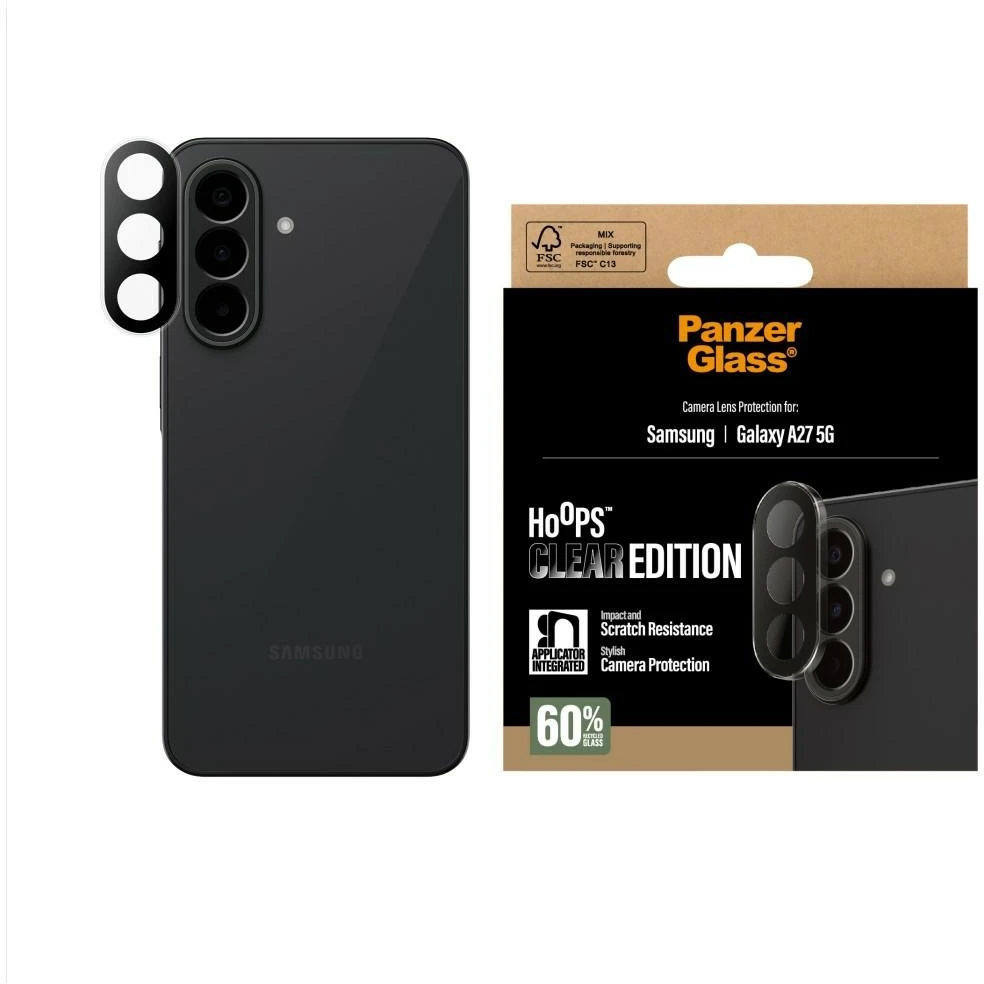 Panzer Glass Grūdintas stiklas na objektyvas PanzerGlass Hoops Lens Protector do Samsung Galaxy A27 permatomas