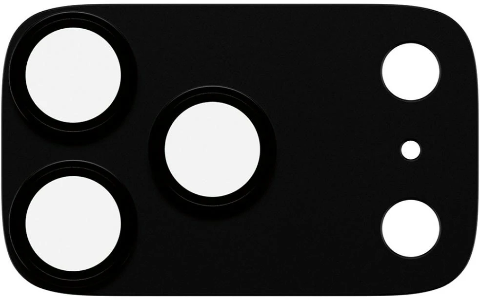 Panzer Glass Grūdintas stiklas na objektyvas PanzerGlass Fender Camera Protector do iPhone 18 Pro juoda porzeczka