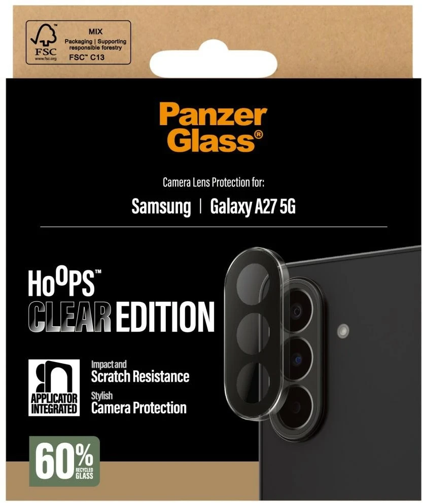 Panzer Glass Grūdintas stiklas na objektyvas PanzerGlass Hoops Lens Protector do Samsung Galaxy A27 permatomas