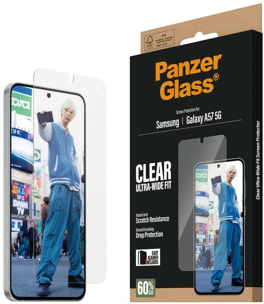 Panzer Glass Grūdintas stiklas PanzerGlass Ultra-Wide Fit do Samsung Galaxy A57 5G