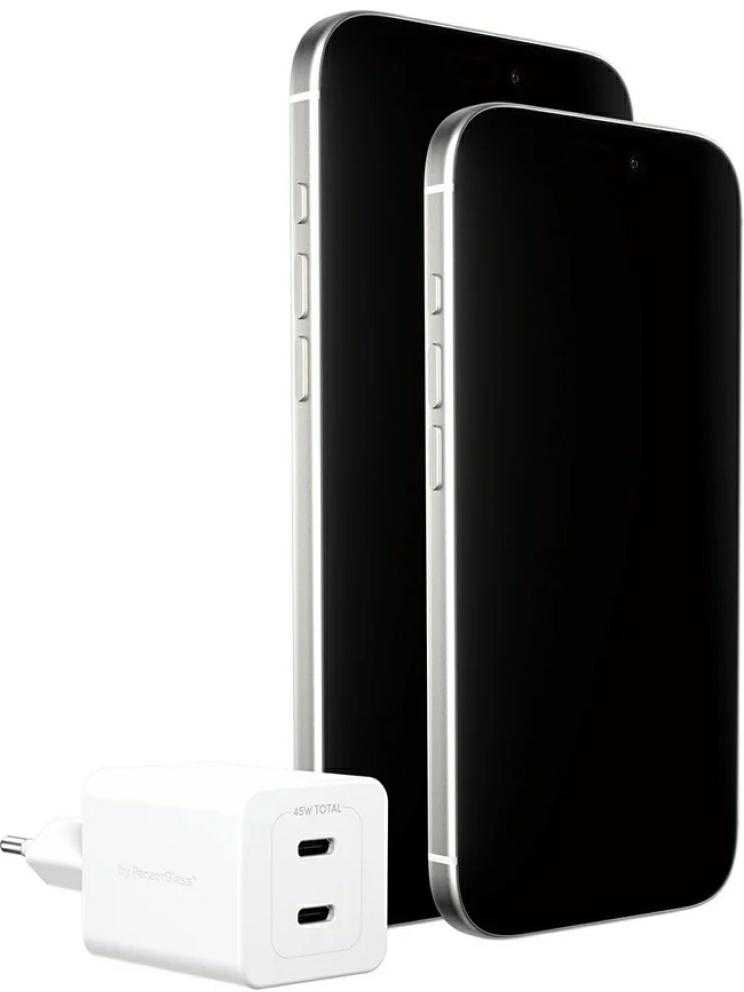 Panzer Glass Įkroviklis PanzerGlass empower Turbo jungiama į tinklą 2x USB-C 45 W (EM58685)