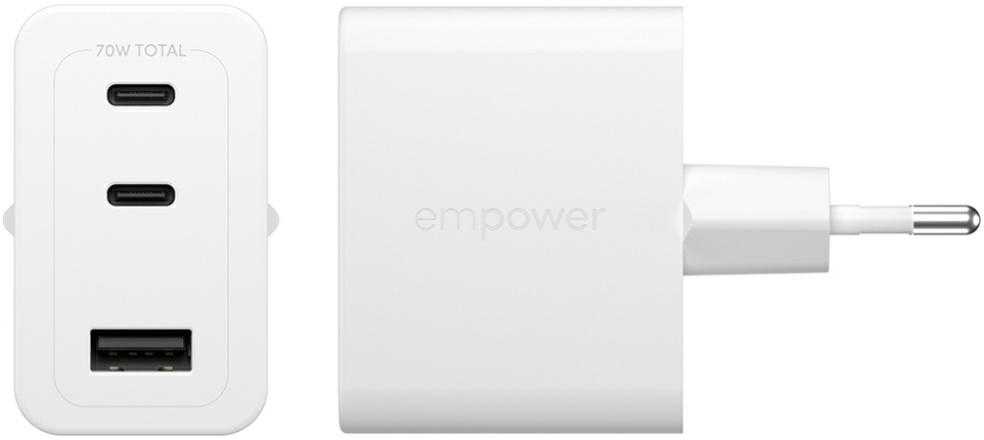 Panzer Glass Įkroviklis PanzerGlass empower Turbo jungiama į tinklą 1x USB-A 2x USB-C (EM31479)