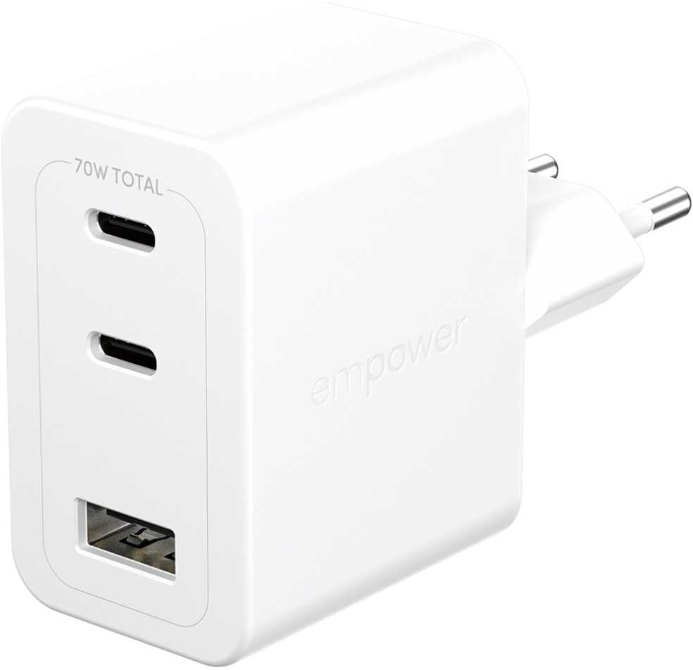 Panzer Glass Įkroviklis PanzerGlass empower Turbo jungiama į tinklą 1x USB-A 2x USB-C (EM31479)