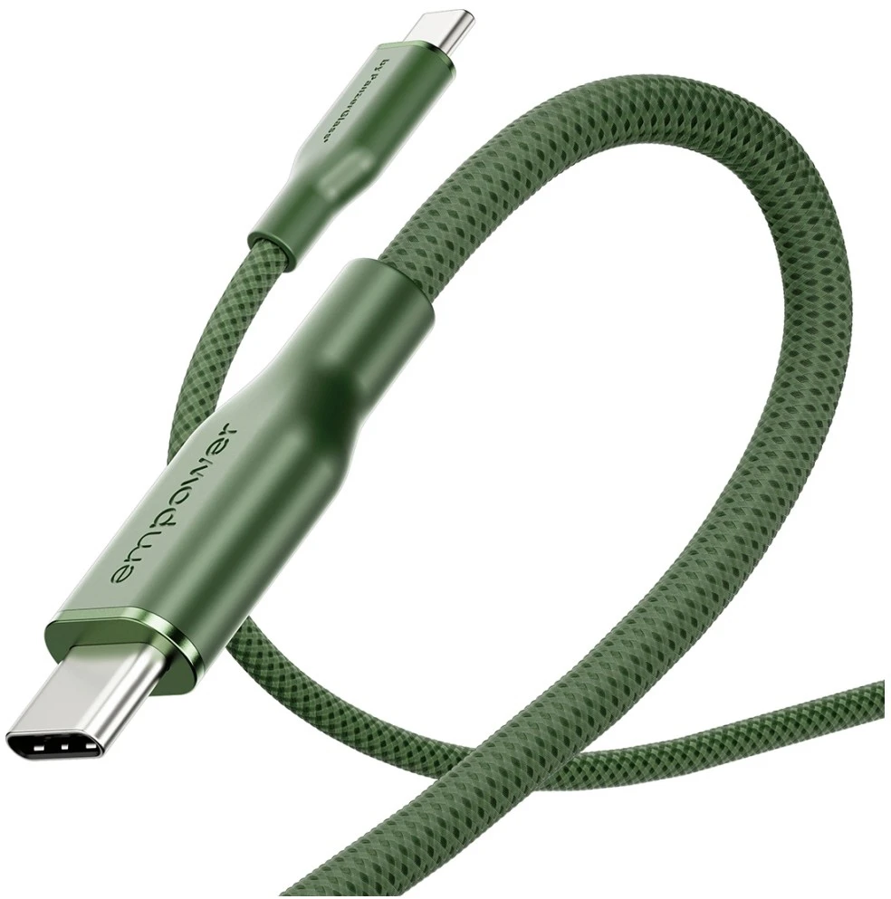 „Panzer Glass“ laidas, skirtas „PanzerGlass Racing“, 60 W USB-C, 2 m žalias