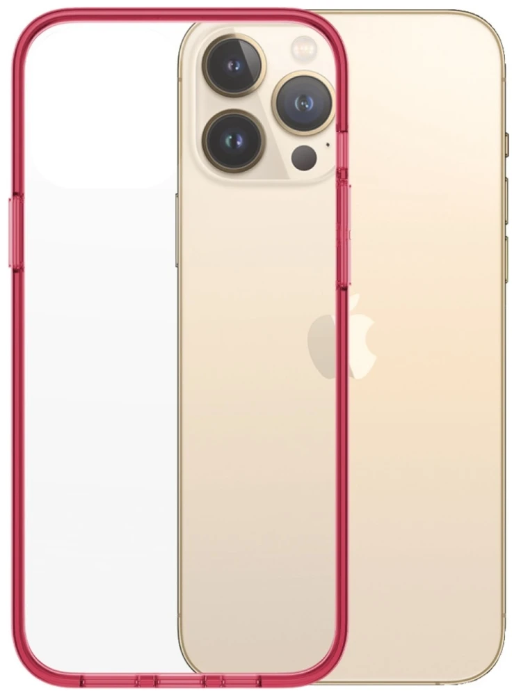 Panzer Glass PanzerGlass Clearantibacterial Military Grade certified Apple iPhone 13 Pro Max - dėklas telefonui skaidrus ir rožinės spalvos