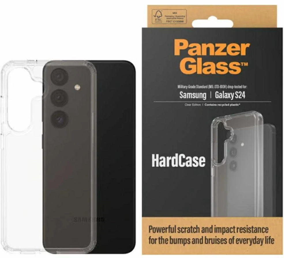 Dėklas Panzer Glass PanzerGlass HardCase Sam S24 S921 Karinės klasės permatomos / skaidrūs 1213