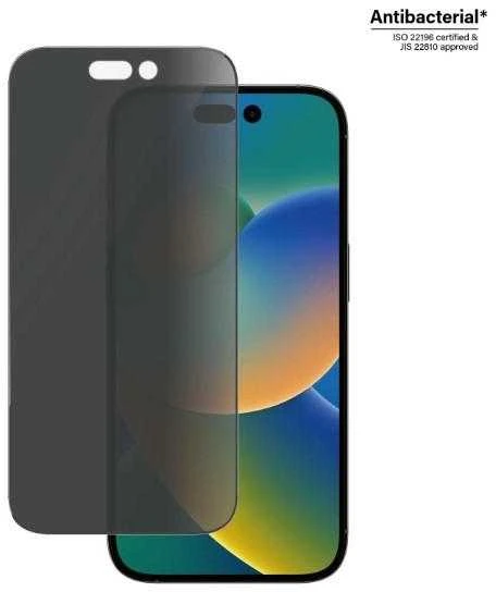 Panzer Glass PanzerGlass | Ekrano apsauga | Apple | iPhone 14 Pro | Stiklas | Juodas | Itin platus pritaikymas; Lengvas montavimas; Privatumo filtras; Atsparus pirštų atspaudams | Privatumas