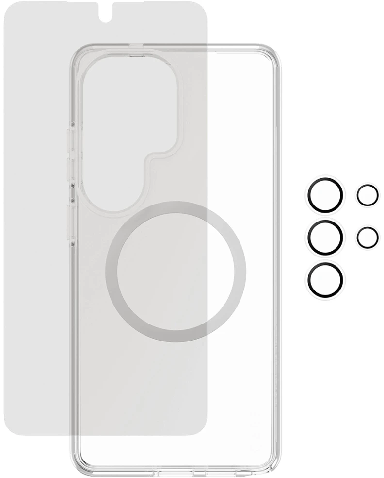 Panzer Glass Rinkinys ochronny CARE by PanzerGlass Privacy 3w1 Dėklas+Szkło+Lens do Samsung Galaxy S26 Ultra