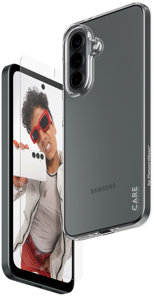 Panzer Glass Rinkinys ochronny CARE by PanzerGlass Fashion 2w1 Dėklas+Stiklas Samsung Galaxy A37 5G permatomas