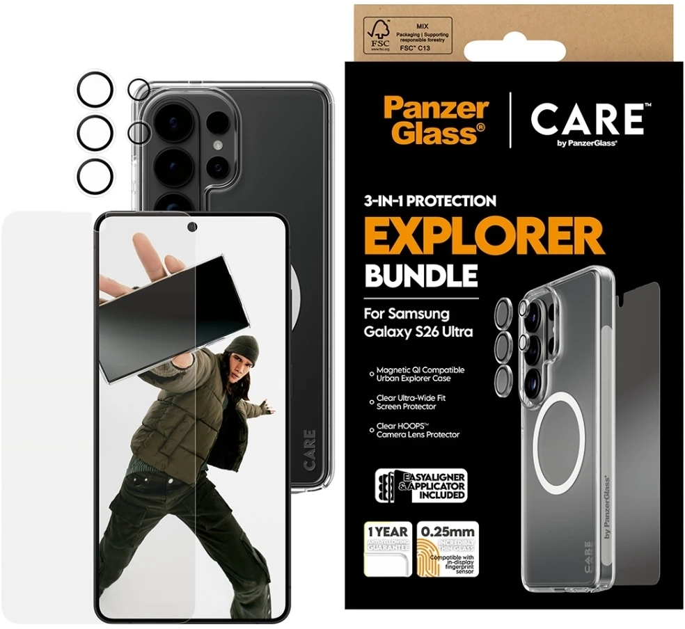 Panzer Glass „PanzerGlass CARE“ – „PanzerGlass 3-in-1 Galaxy S Ultra 2026“