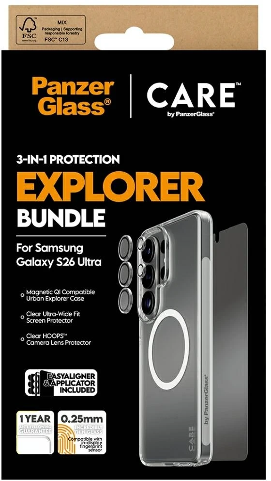 Panzer Glass „PanzerGlass CARE“ – „PanzerGlass 3-in-1 Galaxy S Ultra 2026“
