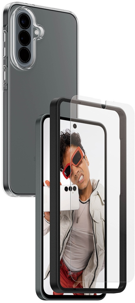 Panzer Glass Rinkinys ochronny CARE by PanzerGlass Fashion 2w1 Dėklas+Stiklas Samsung Galaxy A37 5G permatomas