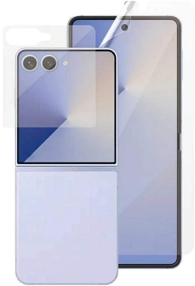 Panzer Glass Apsauginis rinkinys „PanzerGlass FlipFoldFlex 2-in-1 Classic Fit Glass“ + itin plataus tvirtinimo TPU plėvelė, skirta „Samsu“